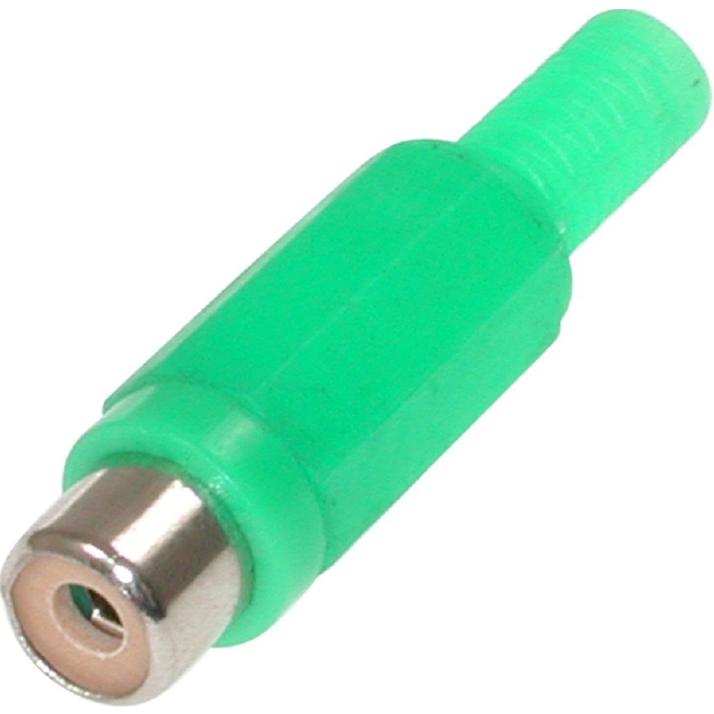 Разъём RCA гнездо (тюльпан) пластиковый